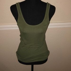 Dark Green Tank Top Small